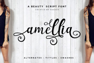 Amellia: A Handwritten Script Font for Editorial Design
