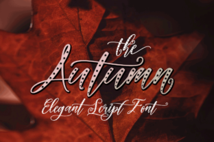 Autumn: A Modern Calligraphy Font for Crafters