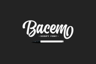 Bacem: A Bold Script Font for Modern Branding