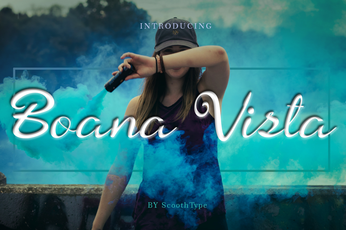 Boana Vista: A Modern Script Font for Editorial Design