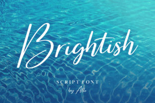 Brightish: A Modern Script Font for Web Design