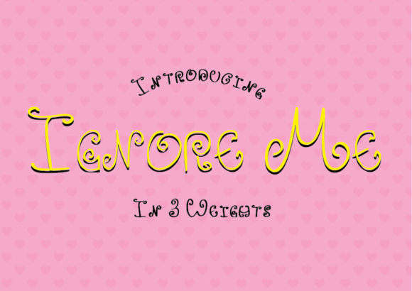 Ignore Me: A Bold Script Font for Modern Web Design