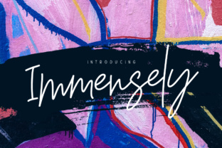 Immensely: A Modern Script Font for Marketers