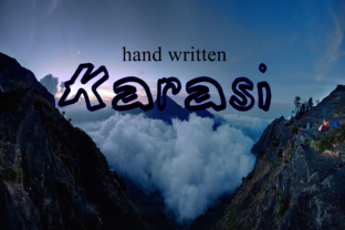 Karasi Font: A Bold Handwriting Typeface for Modern Brands