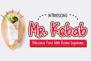 Mr. Kebab: A Striking Script Font for Editorial Design