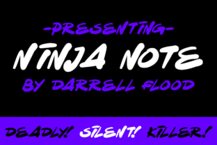 Ninja Note: A Dynamic Script Font for Makers