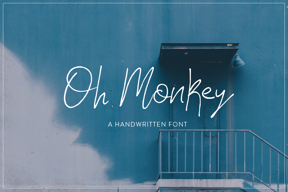 Oh Monkey: A Handwritten Typeface for Editorial Charm
