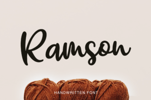 Ramson: A Fresh Script Font for Editorial Design