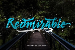 Redmirable: A Bold Script Font for Small Business Branding
