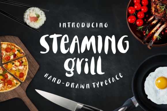 Steaming Grill Font for Bold Branding