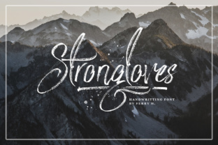 Strongloves: A Textured Font for Bold Branding