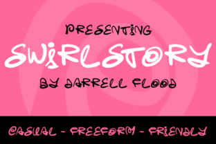 Swirlstory: A Playful Script Font for Editorial Design